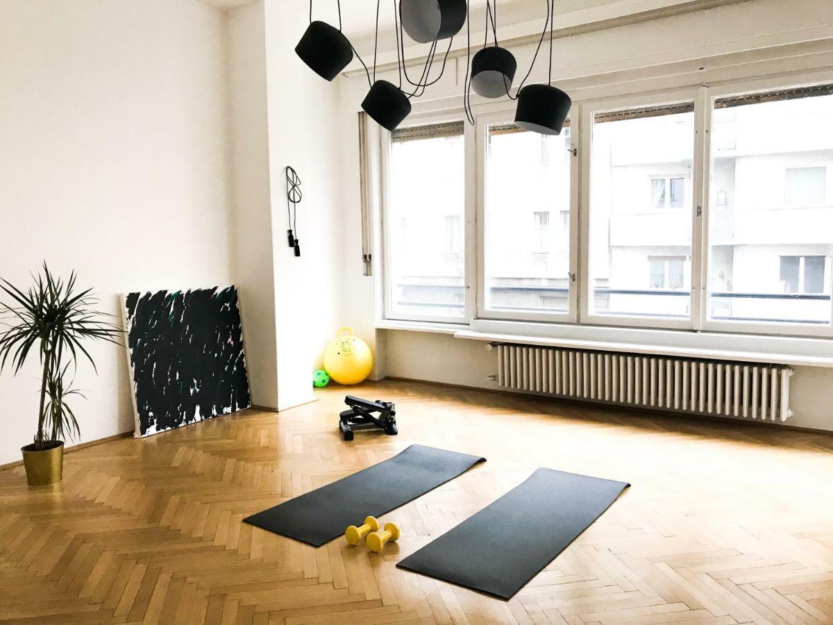 Spacious Bauhaus Icon Flat With Fitness Room In Central Buda, Close To The River And Margaret Island 布达佩斯 外观 照片